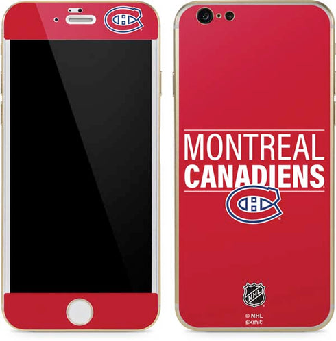 NHL Montreal Canadiens Lineup iPhone 6/6s Skin