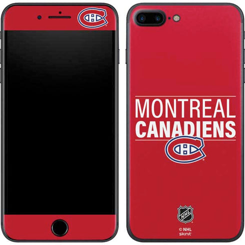 NHL Montreal Canadiens Lineup iPhone 7 Plus Skin