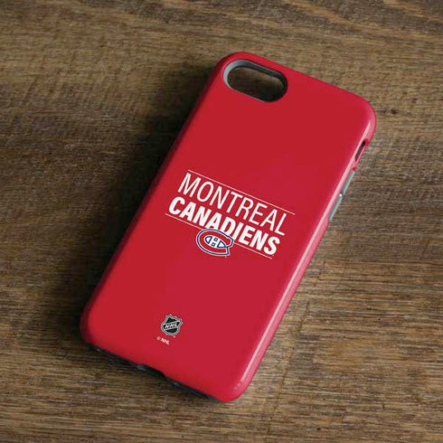 NHL Montreal Canadiens Lineup iPhone 7 Pro Case