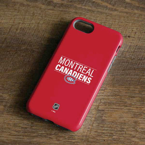 NHL Montreal Canadiens Lineup iPhone 8 Pro Case