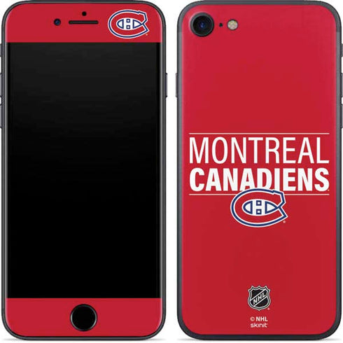 NHL Montreal Canadiens Lineup iPhone 8 Skin