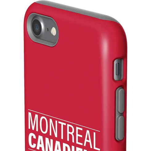 NHL Montreal Canadiens Lineup iPhone SE (2nd & 3rd Gen) Pro Case
