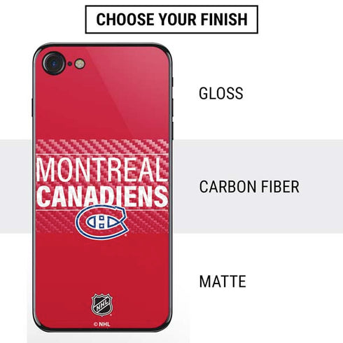 NHL Montreal Canadiens Lineup iPhone SE (2nd & 3rd Gen) Skin