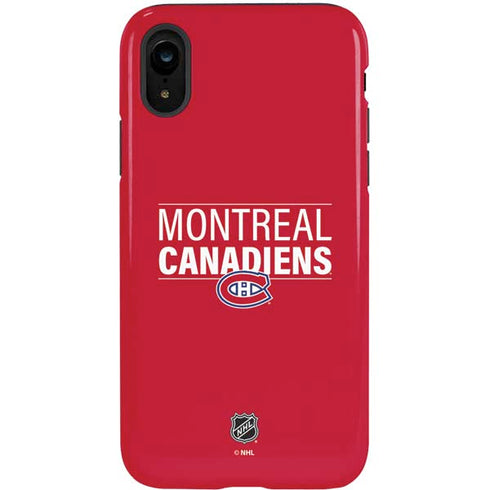 NHL Montreal Canadiens Lineup iPhone XR Pro Case