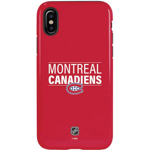 NHL Montreal Canadiens Lineup iPhone XS Pro Case