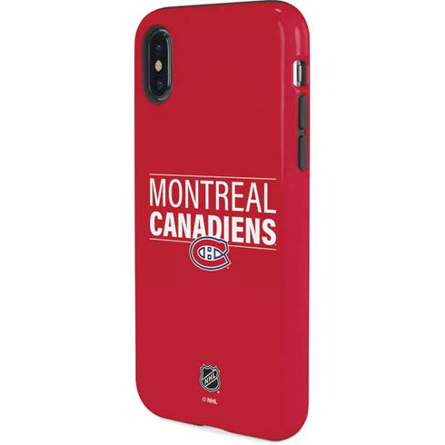 NHL Montreal Canadiens Lineup iPhone XS Pro Case
