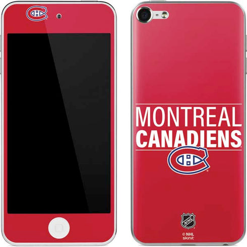 NHL Montreal Canadiens Lineup Apple iPod Skin