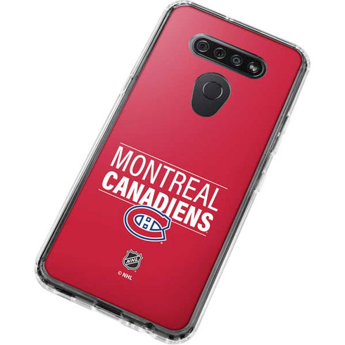 NHL Montreal Canadiens Lineup LG K51/Q51 Clear Case