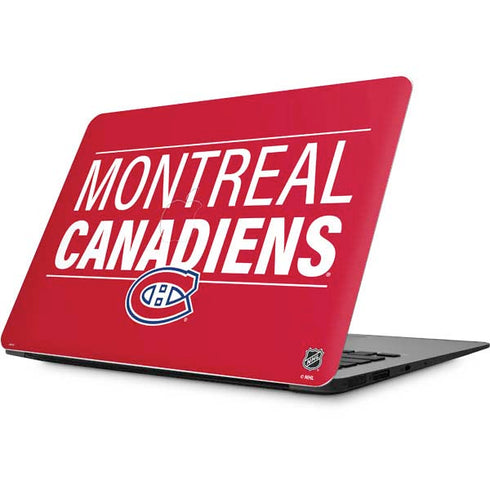 NHL Montreal Canadiens Lineup Apple MacBook Skin
