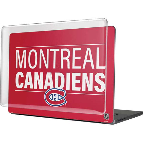 NHL Montreal Canadiens Lineup MacBook Pro 16in (2021-25) Case plus Skin