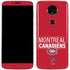 NHL Montreal Canadiens Lineup Moto E5 Plus Skin