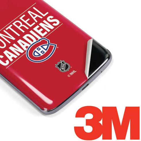 NHL Montreal Canadiens Lineup Moto E5 Plus Skin