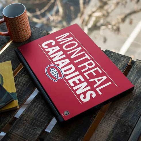 NHL Montreal Canadiens Lineup MSI GS65 Stealth Laptop Skin