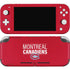 NHL Montreal Canadiens Lineup Nintendo Switch Lite Skin