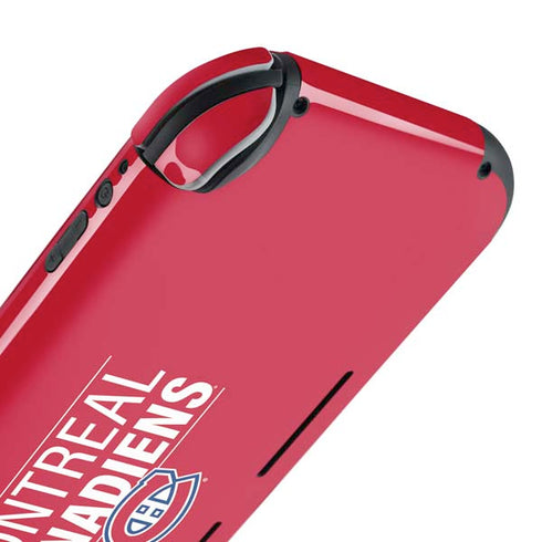 NHL Montreal Canadiens Lineup Nintendo Switch Lite Skin