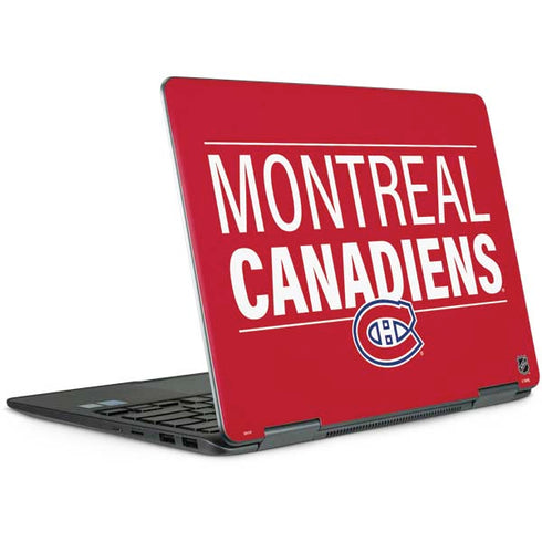 NHL Montreal Canadiens Lineup Notebook 9 Pro 13in (2017) Skin