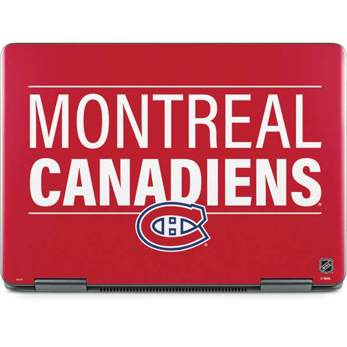 NHL Montreal Canadiens Lineup Notebook 9 Pro 13in (2017) Skin