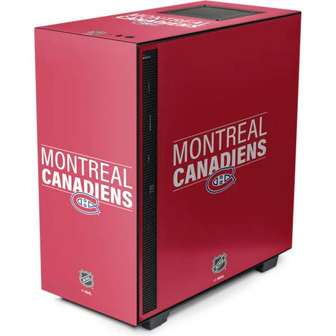 NHL Montreal Canadiens Lineup NZXT H510 Compact ATX Mid-Tower Case Skin