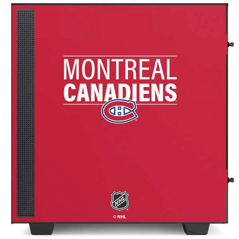NHL Montreal Canadiens Lineup NZXT H510 Compact ATX Mid-Tower Case Skin