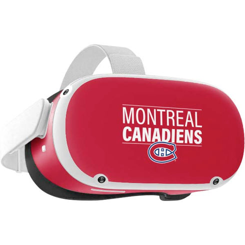 NHL Montreal Canadiens Lineup Oculus Quest 2 Skin