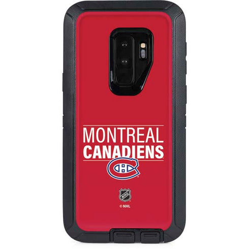 NHL Montreal Canadiens Lineup Otterbox Defender Galaxy Skin