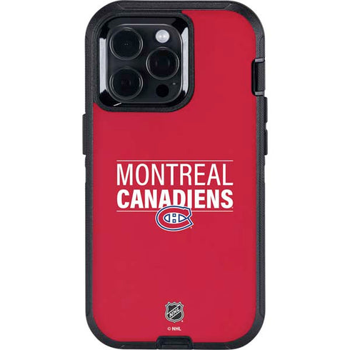 NHL Montreal Canadiens Lineup Otterbox Defender iPhone Skin