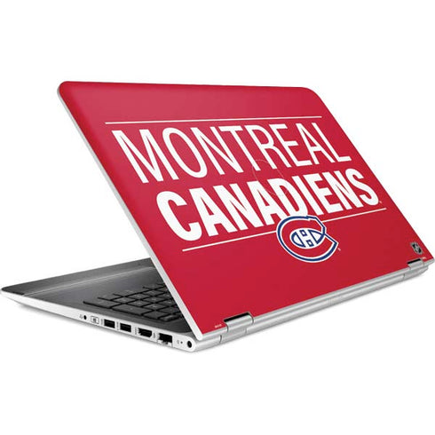 NHL Montreal Canadiens Lineup HP Pavilion Skin