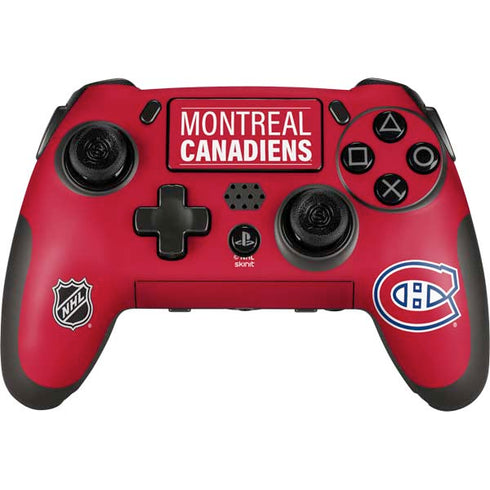 NHL Montreal Canadiens Lineup PlayStation Scuf Vantage 2 Controller Skin