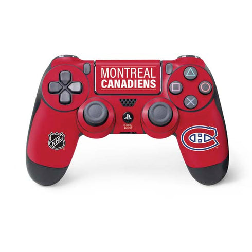 NHL Montreal Canadiens Lineup PS4 Controller Skin