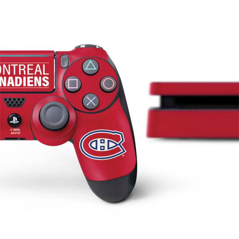 NHL Montreal Canadiens Lineup PS4 Slim Bundle Skin