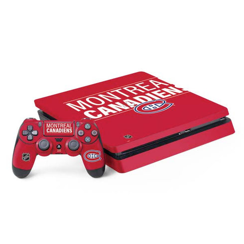 NHL Montreal Canadiens Lineup PS4 Slim Bundle Skin