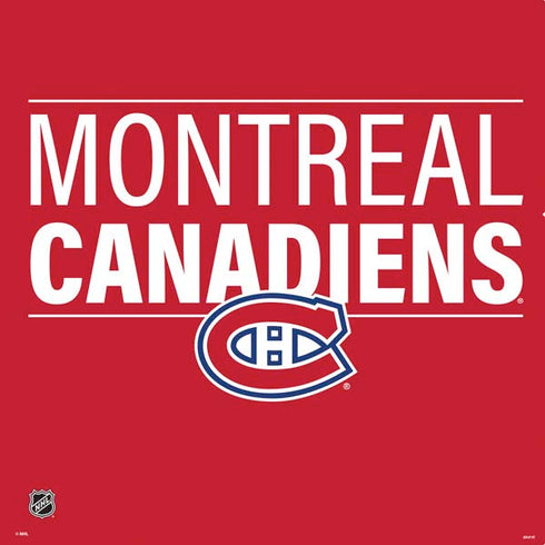 NHL Montreal Canadiens Lineup PS4 Slim Skin