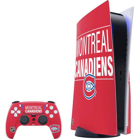 NHL Montreal Canadiens Lineup PS5 Bundle Skin