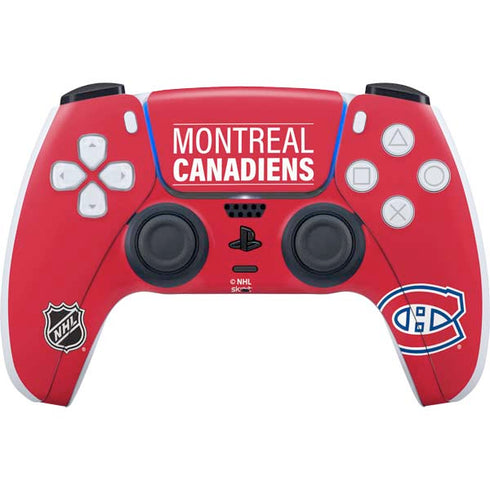 NHL Montreal Canadiens Lineup PS5 Controller Skin