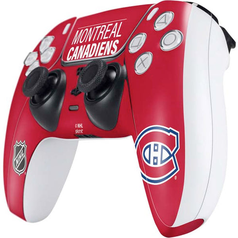 NHL Montreal Canadiens Lineup PS5 Controller Skin