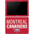 NHL Montreal Canadiens Lineup Surface Go Skin