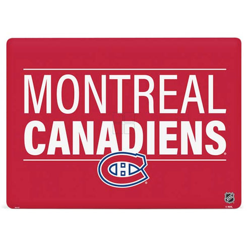 NHL Montreal Canadiens Lineup Surface Laptop 2 Skin