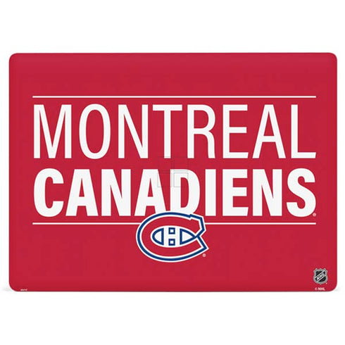 NHL Montreal Canadiens Lineup Surface Laptop 3 13.5in Skin
