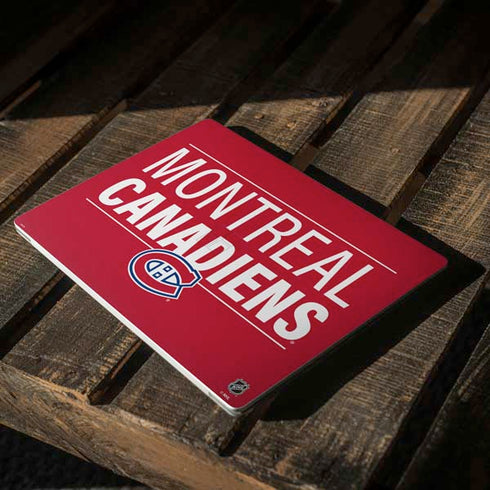 NHL Montreal Canadiens Lineup Surface Laptop 3 13.5in Skin