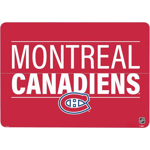 NHL Montreal Canadiens Lineup Surface Laptop Studio Skin