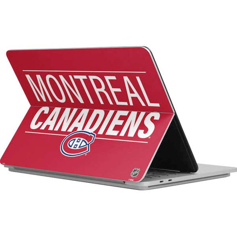 NHL Montreal Canadiens Lineup Surface Laptop Studio Skin