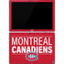 NHL Montreal Canadiens Lineup Surface Pro 7 Skin