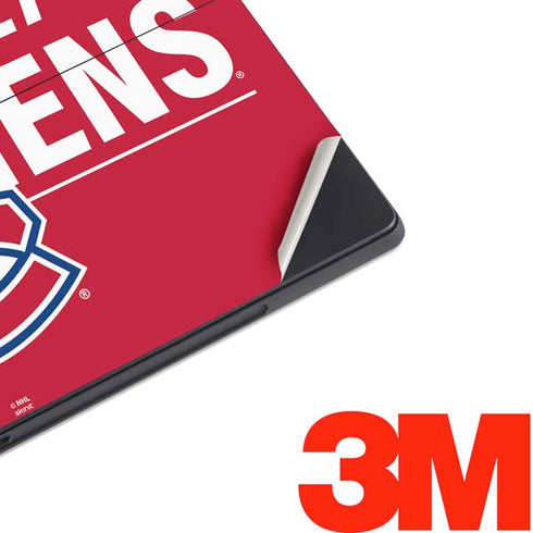 NHL Montreal Canadiens Lineup Surface Pro 7 Skin