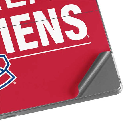 NHL Montreal Canadiens Lineup Surface Pro 8 Skin
