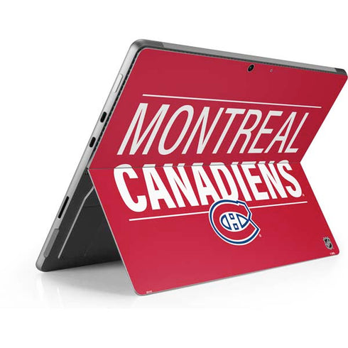 NHL Montreal Canadiens Lineup Surface Pro 9 Skin