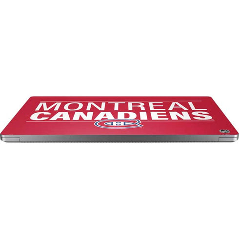 NHL Montreal Canadiens Lineup Universal Laptop 11in (8.8 x 6.2in) Skin