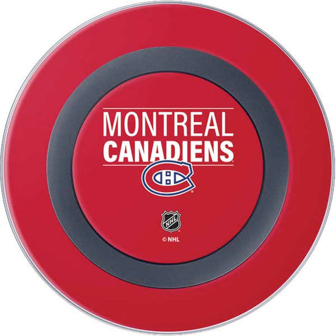 NHL Montreal Canadiens Lineup Wireless Charger Skin