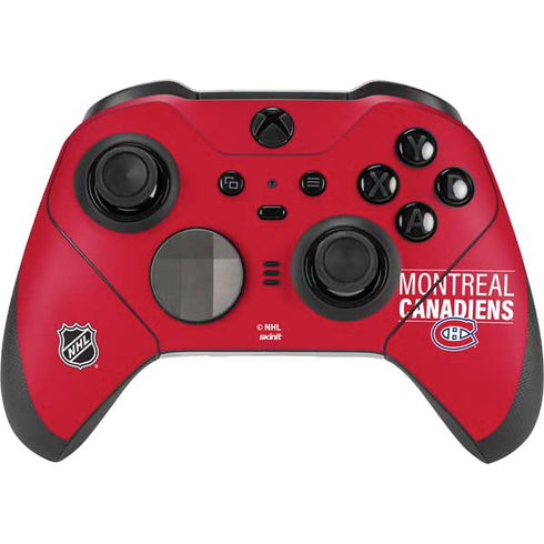 NHL Montreal Canadiens Lineup Xbox Elite Wireless Controller Series 2 Skin