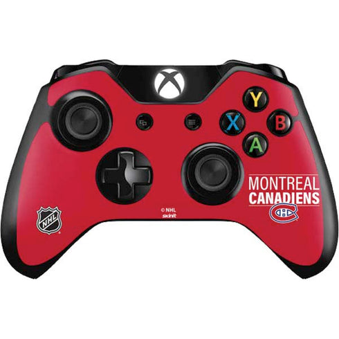 NHL Montreal Canadiens Lineup Xbox One Controller Skin
