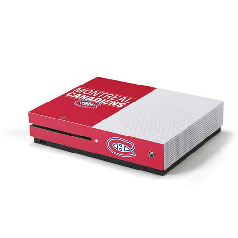 NHL Montreal Canadiens Lineup Xbox One S Console Skin